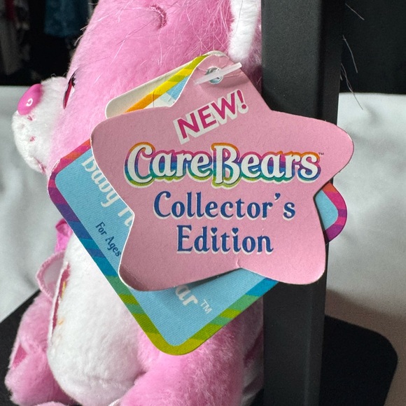 Care Bears Baby Hugs Bear Plush NWT Collector’s Edition Pink w Blanket - Picture 4 of 7